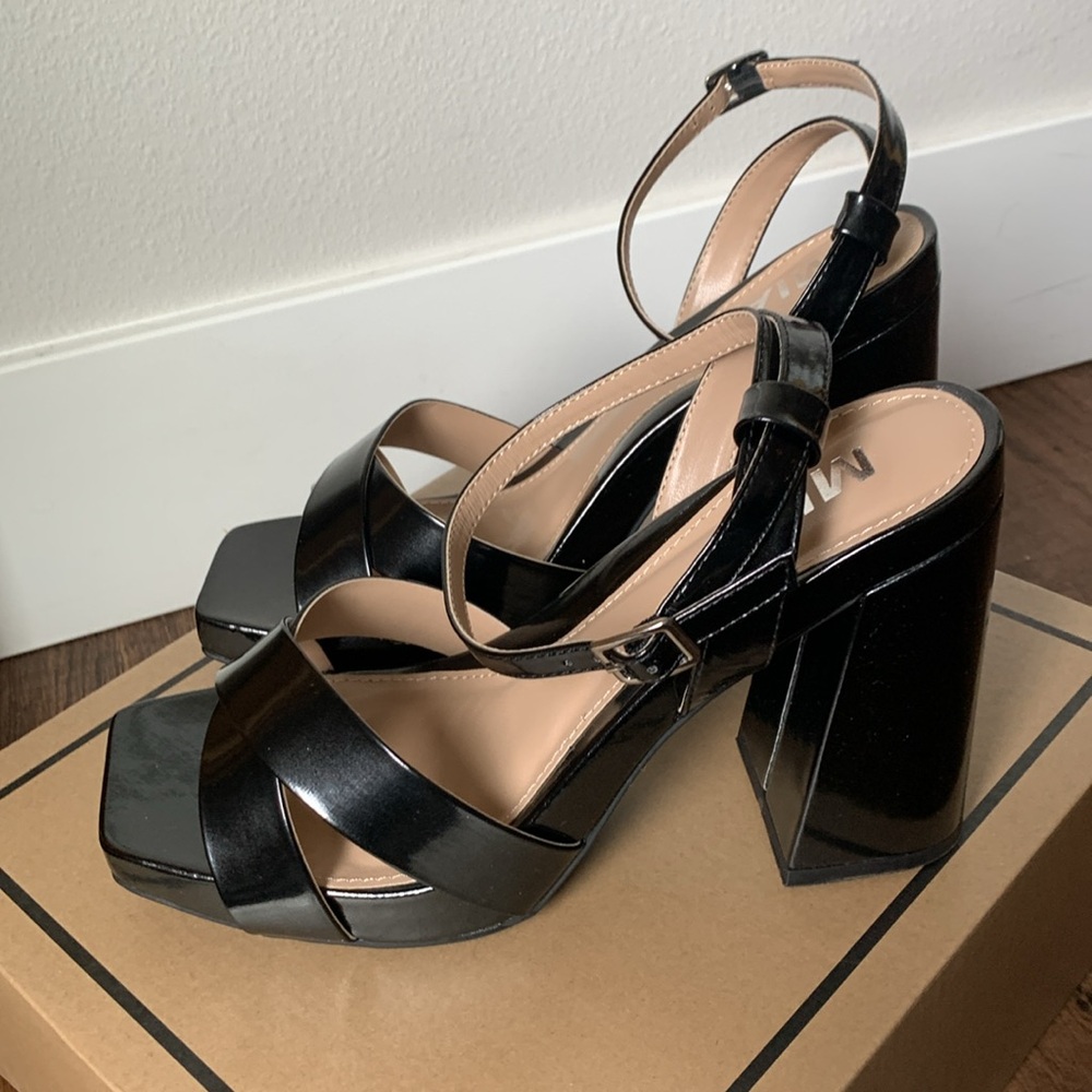 New! MIA Eloise Block Heel Sandal Dress Shoe